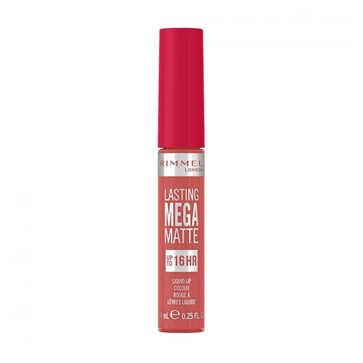 Уцінка! Рідка матова помада для губ Rimmel Lasting Mega Matte Liquid Lip Colour 600 Coral Sass, 7.4 мл
